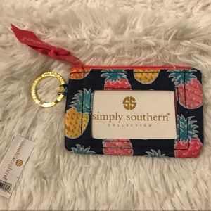 NWT • Simply Southern • Pineapple Keys ID Pouch